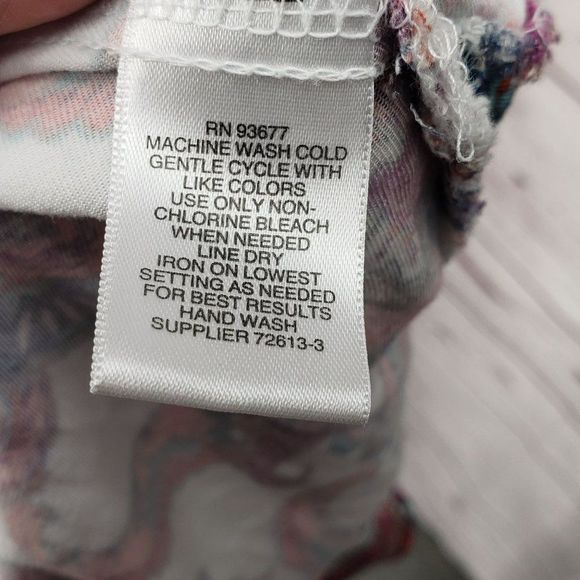 Liz Claiborne Paisley Print Shirt Buttons Down Two pockets Chest Size‎ XL - Picture 2 of 11